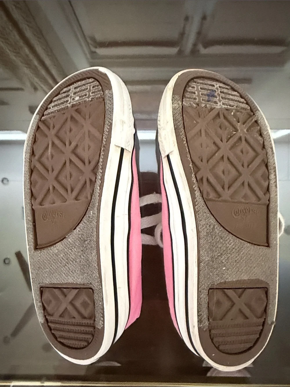 Converse Kids Pink Canvas Low-Top Sneakers